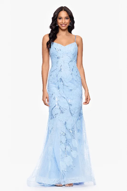 Graduation Dresses for Indoor Activities-"Nikki" Beaded Embellished Spaghetti Strap Floor Length Dress Graduation Dresses for Indoor Activities-"Nikki" Beaded Embellished Spaghetti Strap Floor Length Dress