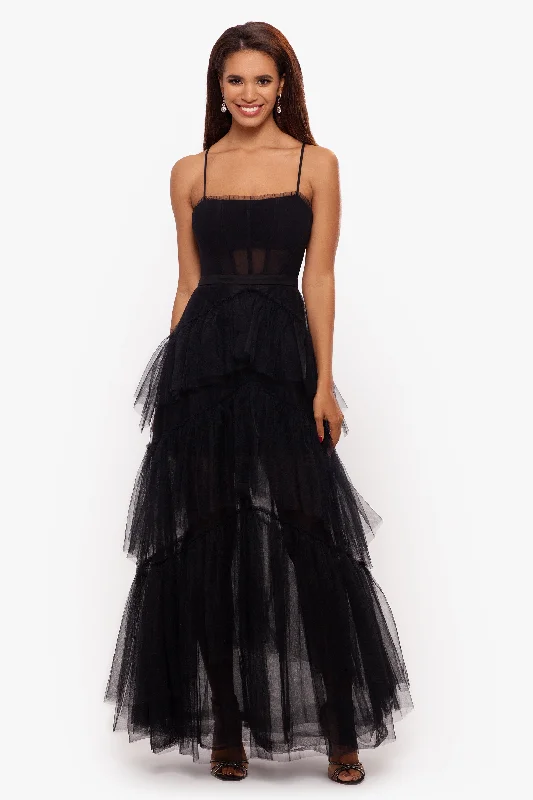 Best birthday dresses for a birthday gathering with friends-"Jasmine" Spaghetti Strap Mesh Corset Gown Best birthday dresses for a birthday gathering with friends-"Jasmine" Spaghetti Strap Mesh Corset Gown