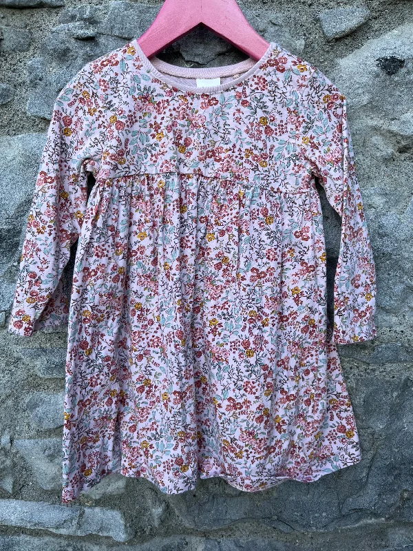 Autumn flowers dress   18-24m (86-92cm)