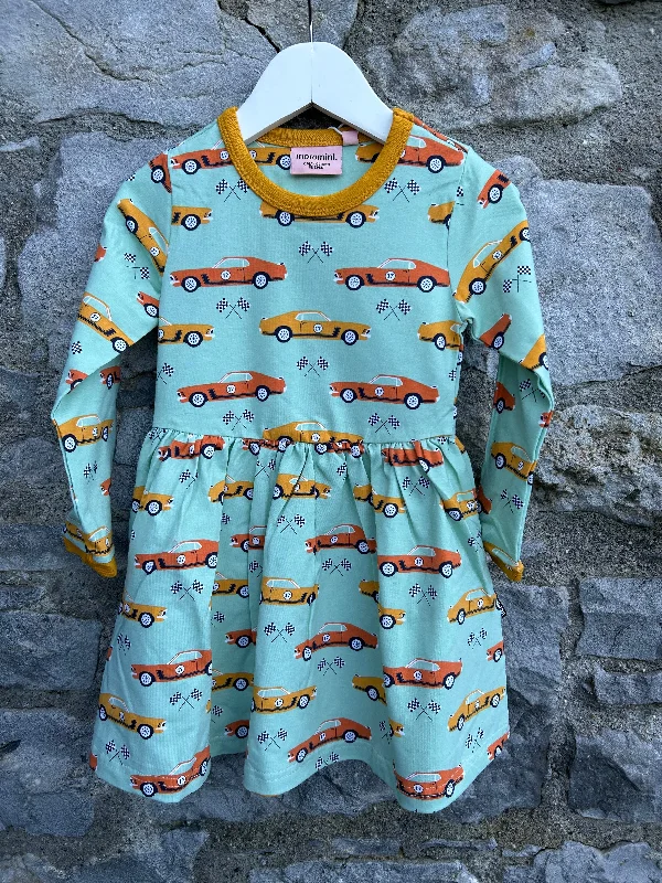 Racing cars dress  2-3y (92-98cm)