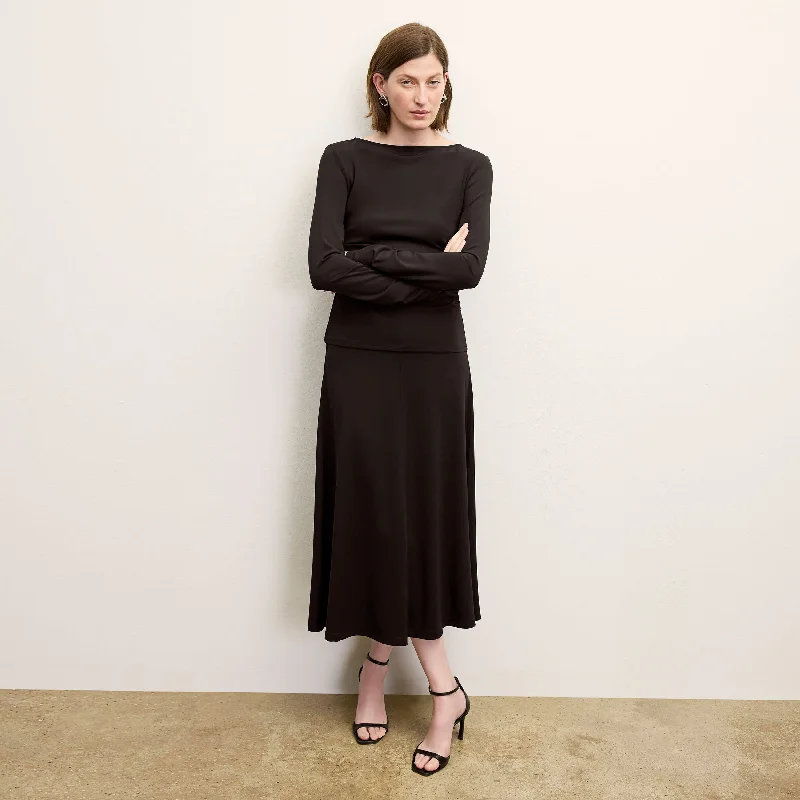 Misty Skirt - Italian Jersey :: Black