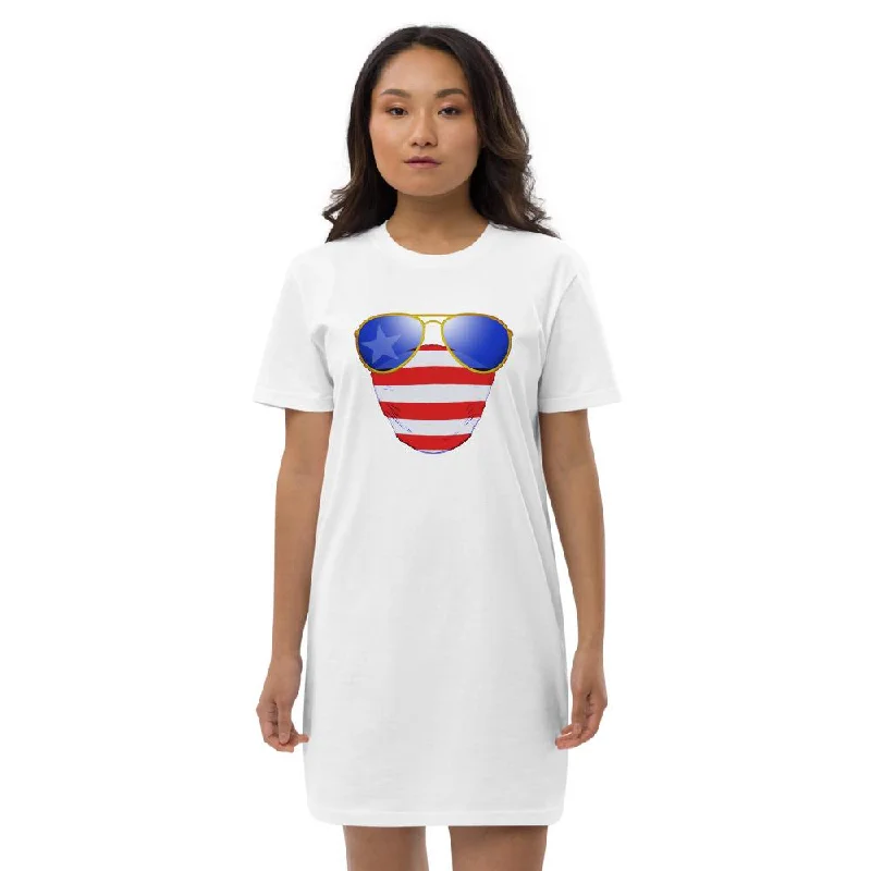 American Dude Abides - Organic Cotton T-Shirt Dress