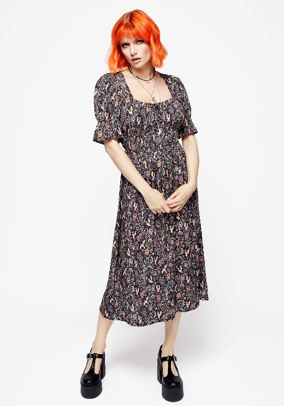 Snapdragon Midi Dress