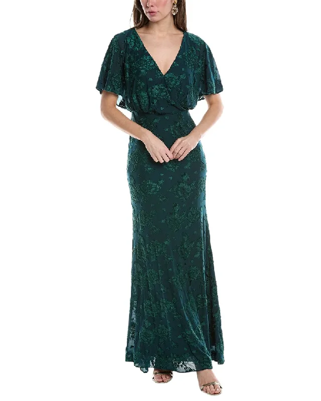 How to find prom dresses with custom designs-Adrianna Papell Floral Gown