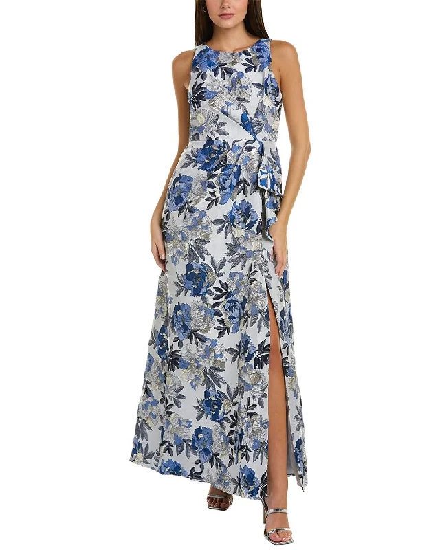 Should you rent or buy your prom dress-Adrianna Papell Floral Gown
