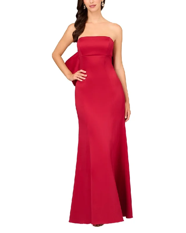 Prom dress shopping guide for a budget-Aidan Mattox Stretch Mikado Strapless Gown