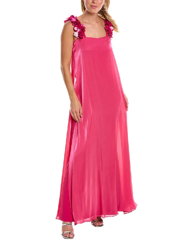 Best prom dresses for wide hips-Badgley Mischka Column Gown