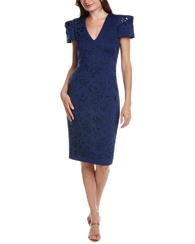 How to pick a prom dress for a black-tie event-Badgley Mischka Scuba Cocktail Dress