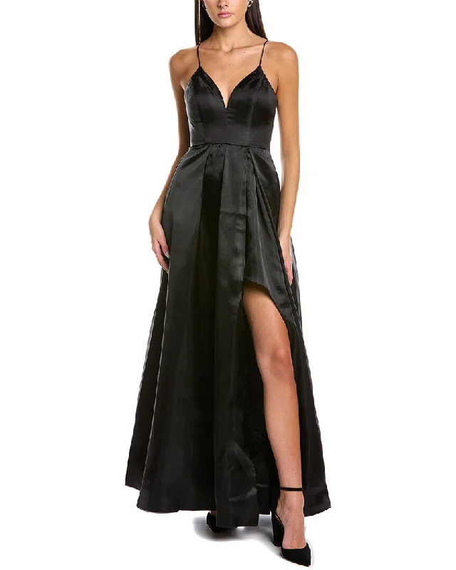 How to make your prom dress stand out-Black by Bariano Corolina High-Low Gown