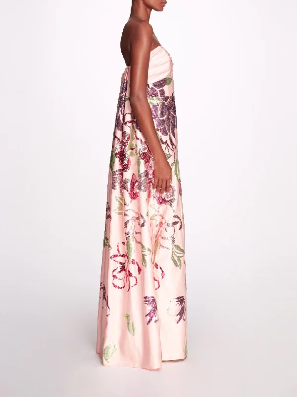 Prom dresses with low back for a sexy touch-Duchess Degrade Gown