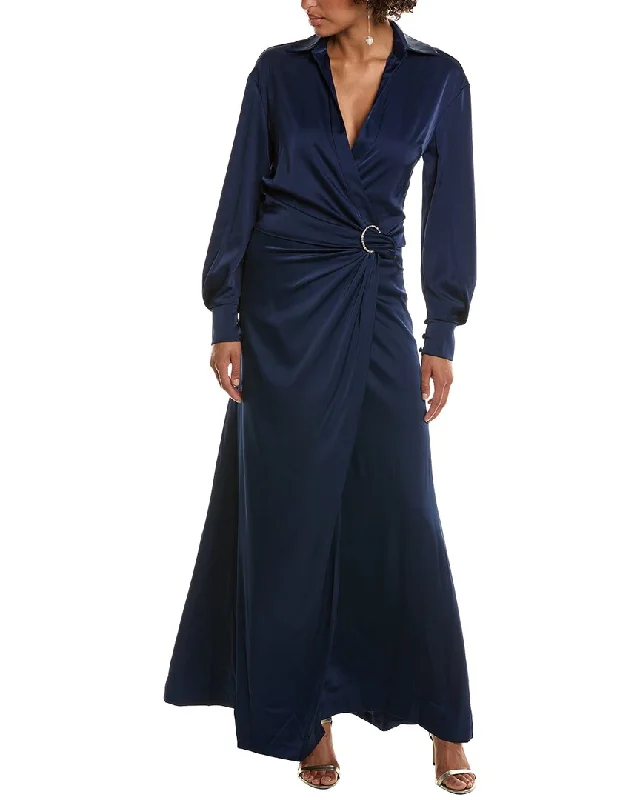 Prom dresses for short girls with heels-Halston Ivon Gown