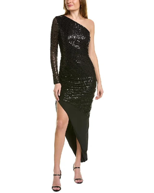 How to choose the right prom dress silhouette-Halston Monika Gown