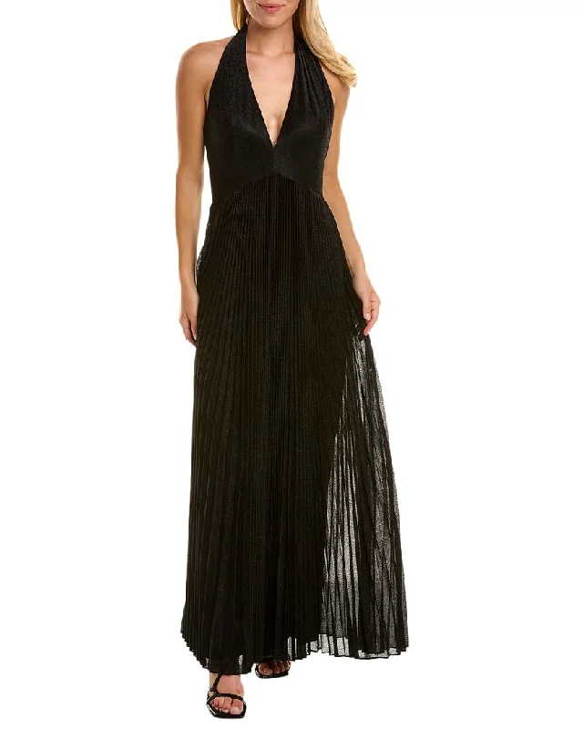 Prom dresses with fitted styles for a sleek look-Halston Tiffany Gown