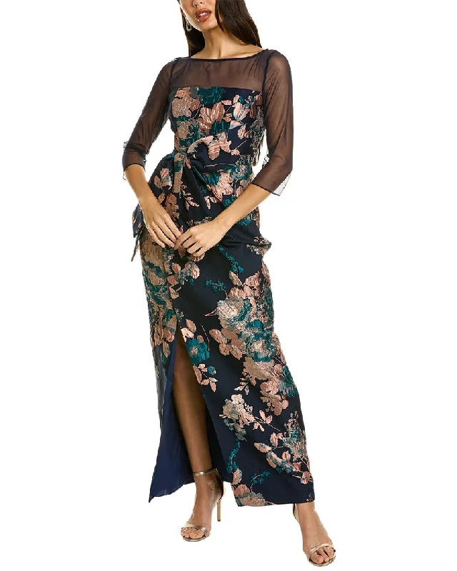 Full-skirt prom dresses for a voluminous look-Kay Unger Catrina Gown
