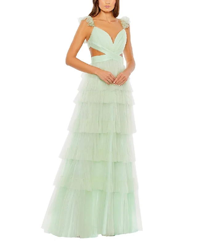 Classic prom dress silhouettes for a timeless look-Mac Duggal Column Gown
