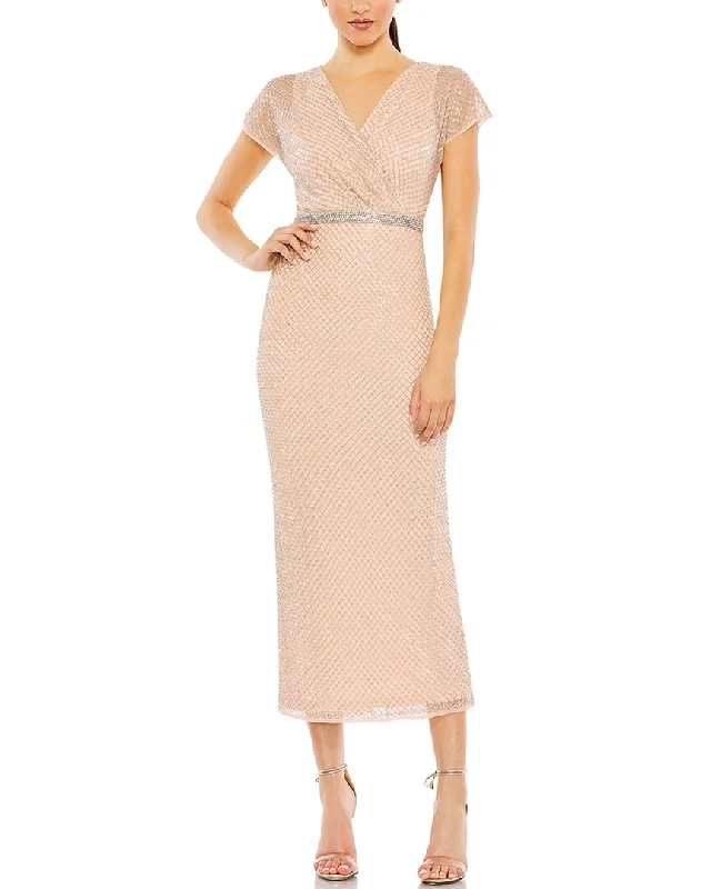 Prom dresses with long sleeves for an elegant look-Mac Duggal Embellished Cocktail Dress Prom dresses with long sleeves for an elegant look-Mac Duggal Embellished Cocktail Dress