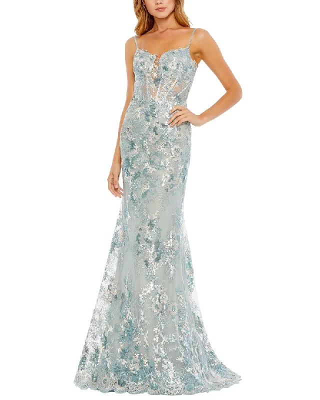 Off-the-shoulder prom dresses for a sophisticated vibe-Mac Duggal Trumpet Gown