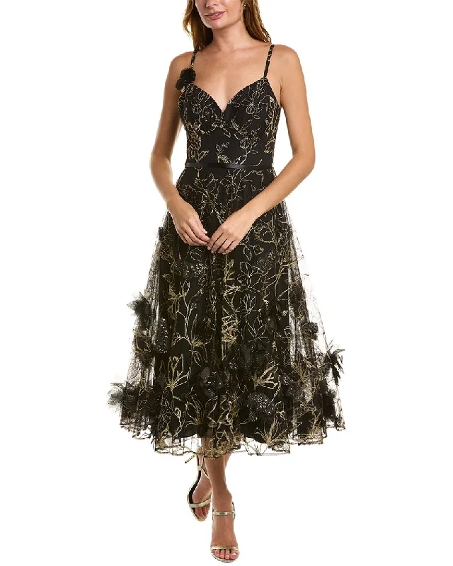 Top prom dress designers for 2025-Marchesa Notte Cocktail Dress