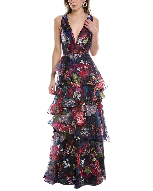Best stores for prom dress shopping-Marchesa Notte Organza Gown
