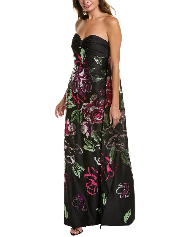 How to choose the right neckline for your prom dress-Marchesa Notte Strapless Gown