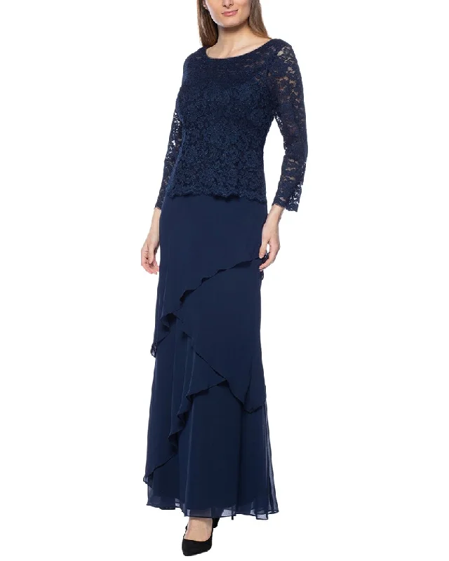 How to layer a cardigan over a prom dress-MARINA Gown