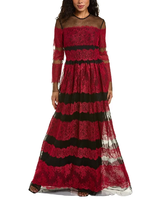 How to style a vintage prom dress-Mikael Aghal Lace Gown