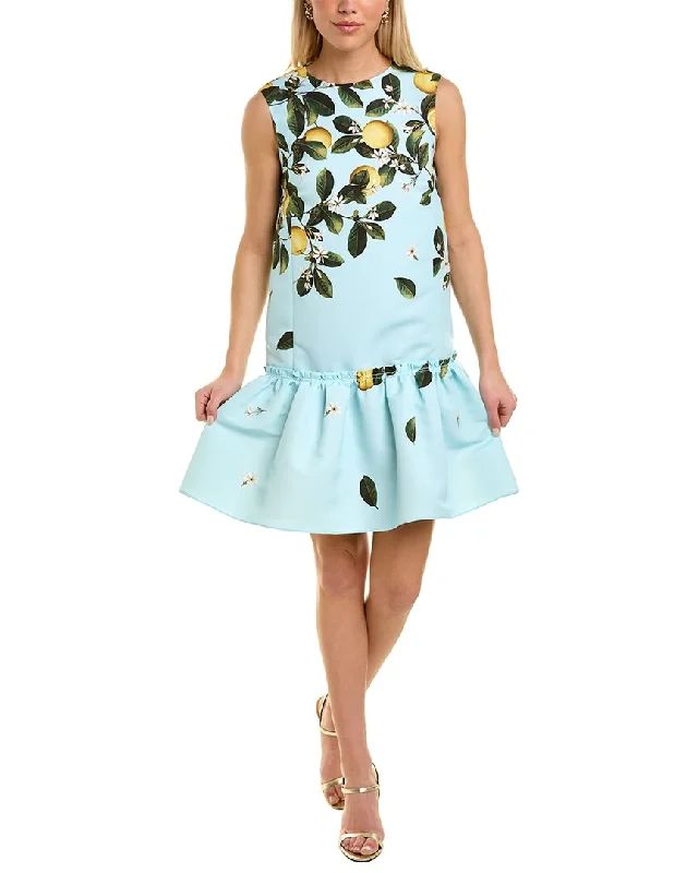 How to fix prom dress alterations at home-Oscar de la Renta Silk-Lined Cocktail Dress