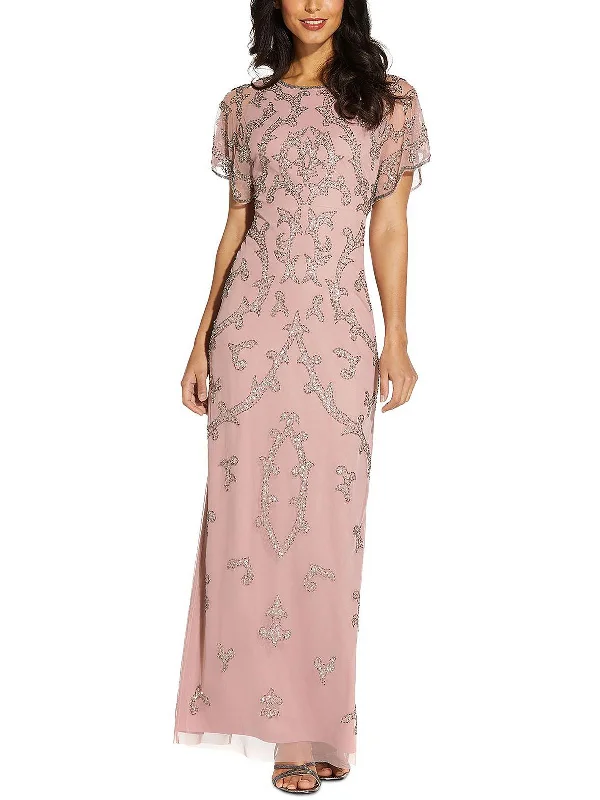 How to pick a prom dress for your skin tone-Plus Womens Mesh Embellished Evening Dress How to pick a prom dress for your skin tone-Plus Womens Mesh Embellished Evening Dress