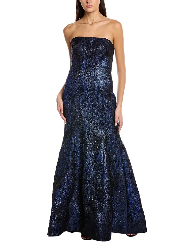 Choosing the right prom dress for your age-Rene Ruiz Brocade Gown