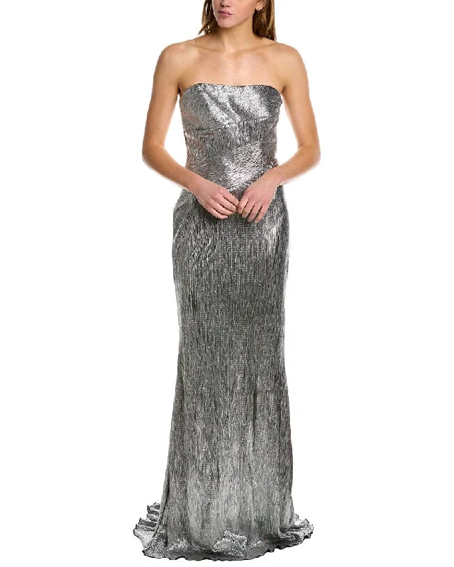 Best tips for choosing the perfect prom dress-Rene Ruiz Metallic Gown