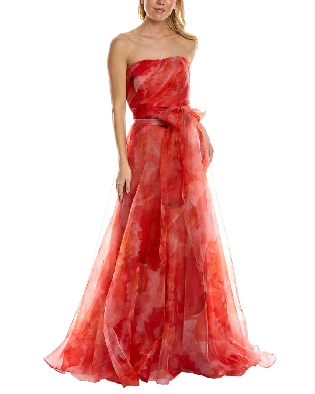 Satin prom dresses for a luxurious feel-Rene Ruiz Organza Gown
