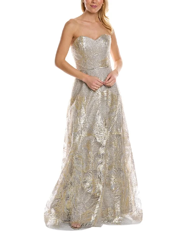 Chiffon prom dresses for a light, airy look-Rene Ruiz Sweetheart Gown