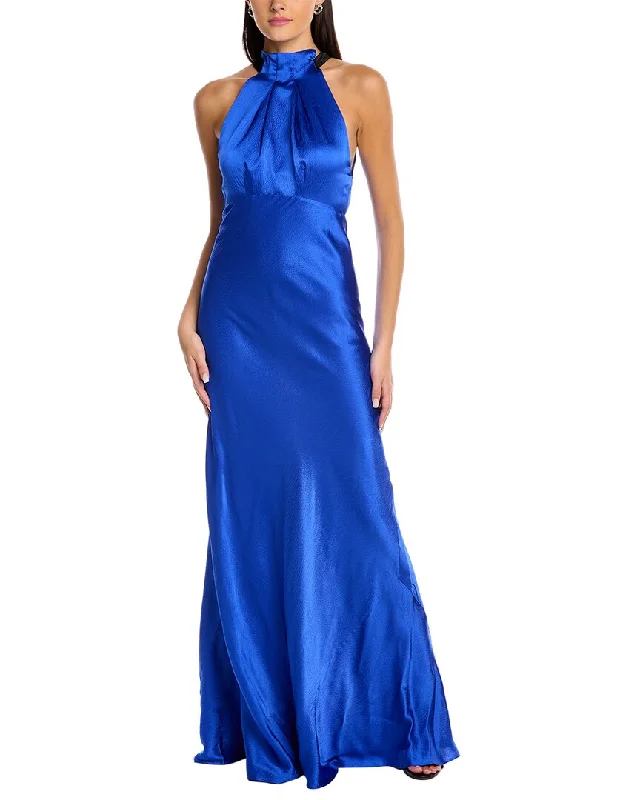 How to pick the best color prom dress-Saloni Michelle Silk Gown