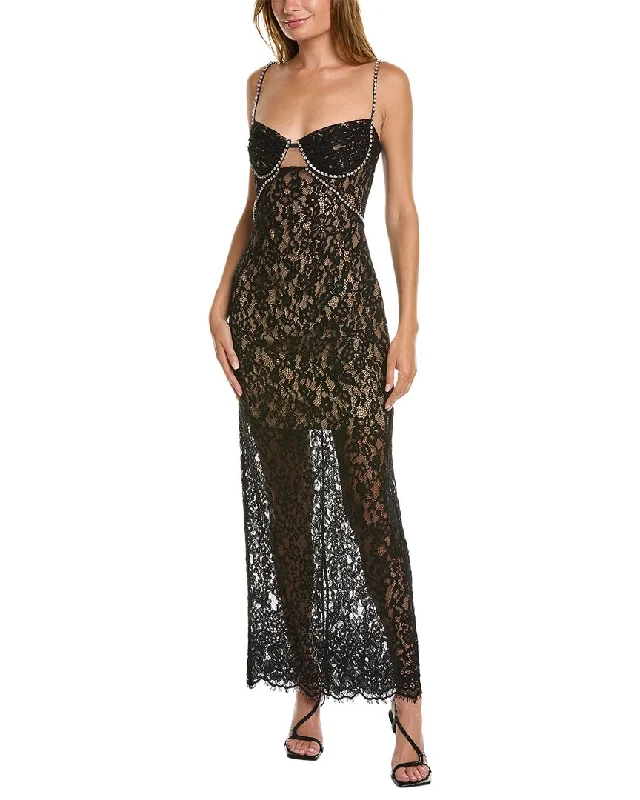 How to measure yourself for a prom dress-Self-Portrait Lace Gown