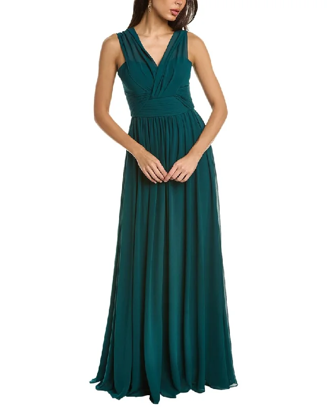 How to accessorize a strapless prom dress-Teri Jon by Rickie Freeman Chiffon Gown