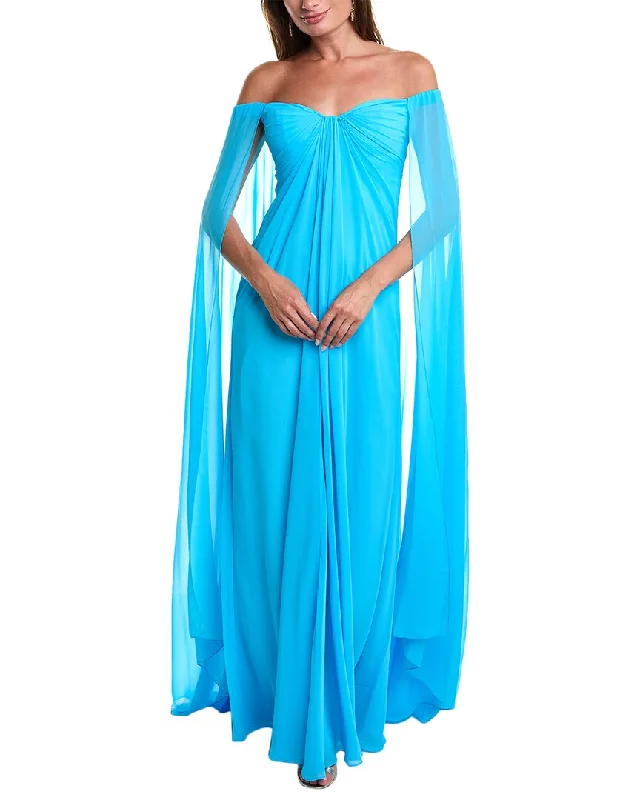 How to store your prom dress after the event-Teri Jon by Rickie Freeman Chiffon Gown