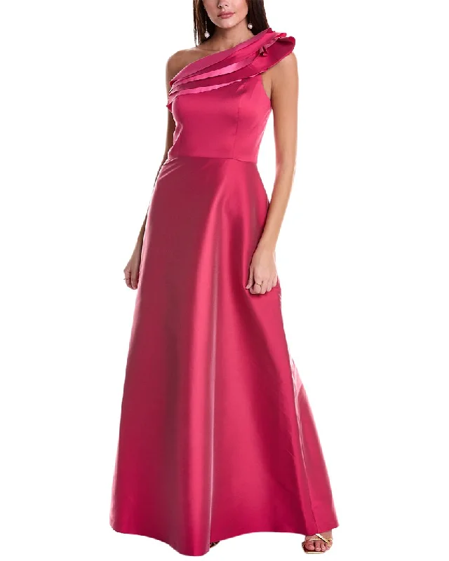 Tips for finding the best prom dress for your body-Teri Jon by Rickie Freeman One-Shoulder Gown Tips for finding the best prom dress for your body-Teri Jon by Rickie Freeman One-Shoulder Gown