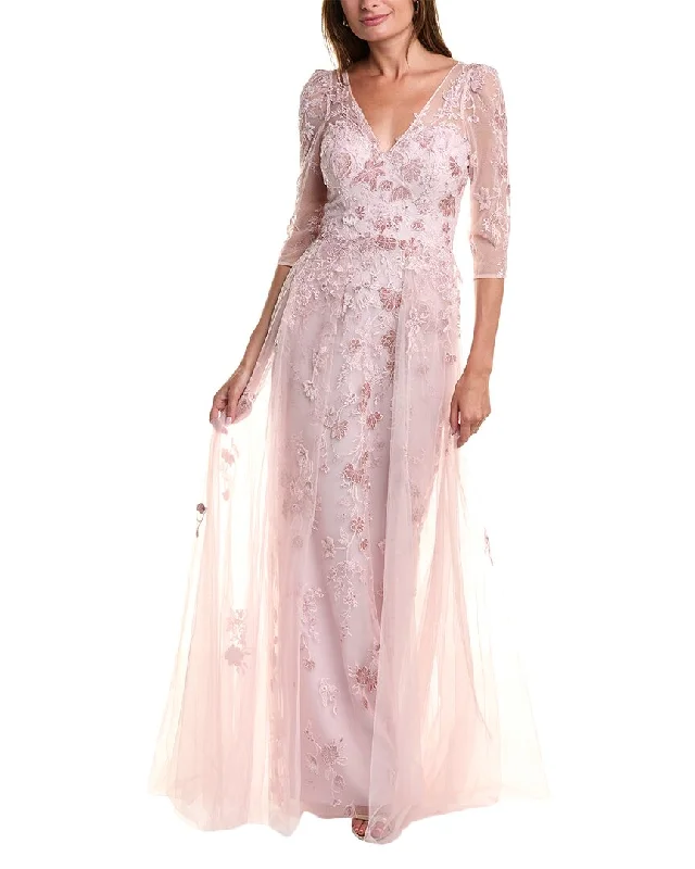 What to wear under your prom dress-Teri Jon by Rickie Freeman Tulle Gown