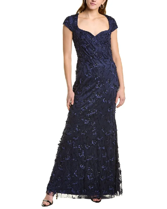 How to style a high-neck prom dress-Theia Beaded Gown