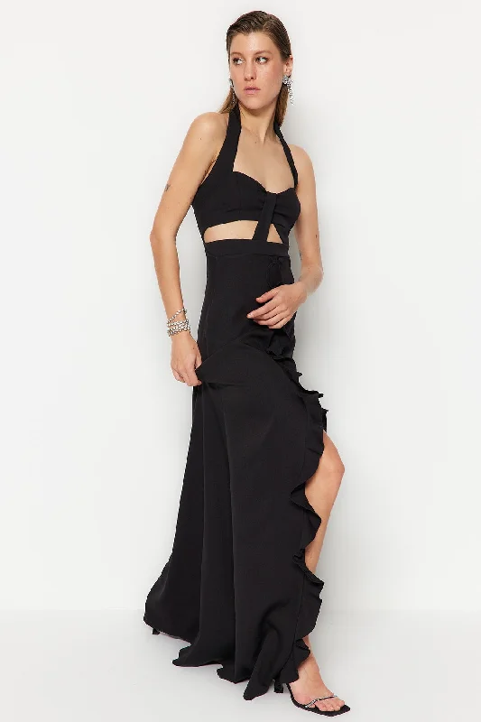 How to accessorize your prom dress-Trendyol Women's Maxi Graduation/prom Fitted Evening Dress & Prom Dress How to accessorize your prom dress-Trendyol Women's Maxi Graduation/prom Fitted Evening Dress & Prom Dress