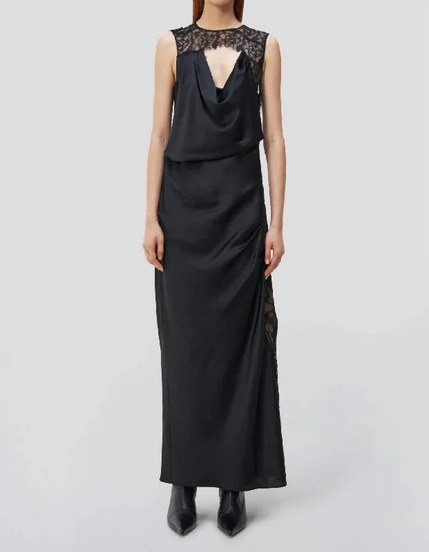 Best prom dresses for formal black-tie events-Vea Lace Gown In Black