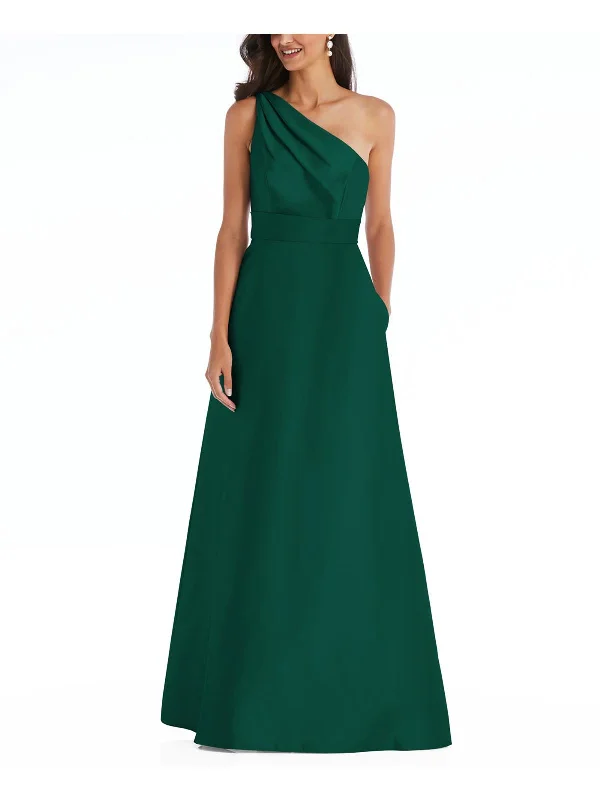 Sexy prom dresses for a daring appearance-Womens Belted Maxi Evening Dress