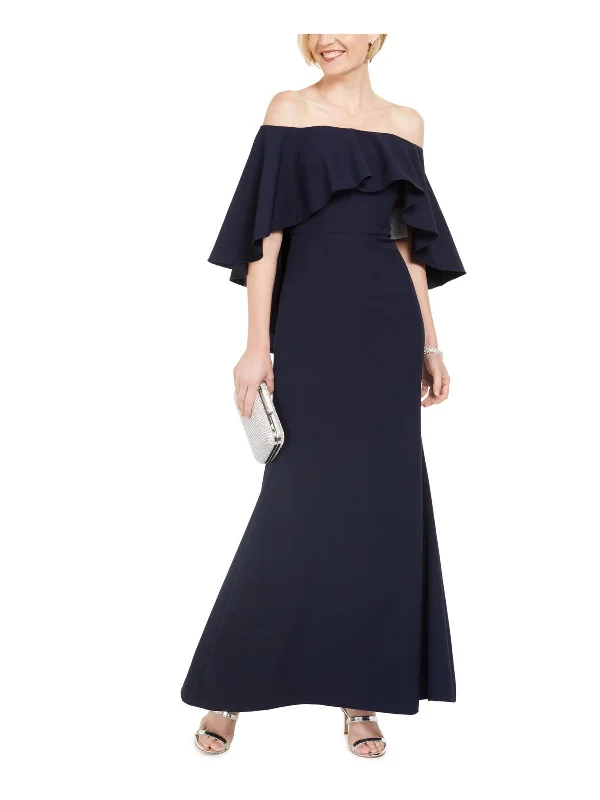 How to pick a prom dress that suits your personality-Womens Capelet Off The Shoulder Formal Dress How to pick a prom dress that suits your personality-Womens Capelet Off The Shoulder Formal Dress