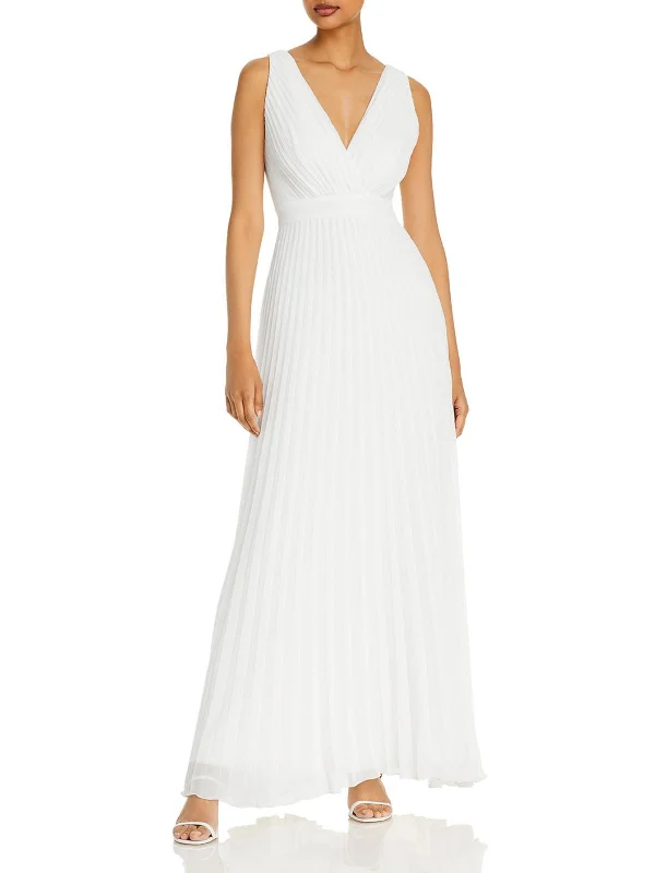 Prom dress ideas for a winter ball-Womens Chiffon Evening Dress
