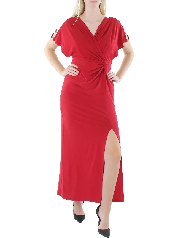 Affordable custom-made prom dresses-Womens Embellished Full-Length Evening Dress