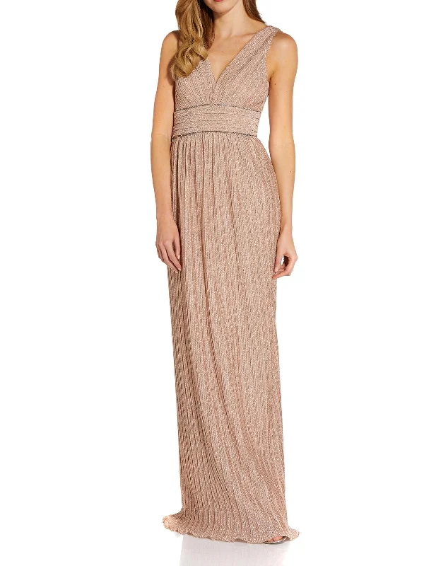 Are metallic prom dresses good for a winter formal-Womens Embellished Maxi Evening Dress Are metallic prom dresses good for a winter formal-Womens Embellished Maxi Evening Dress