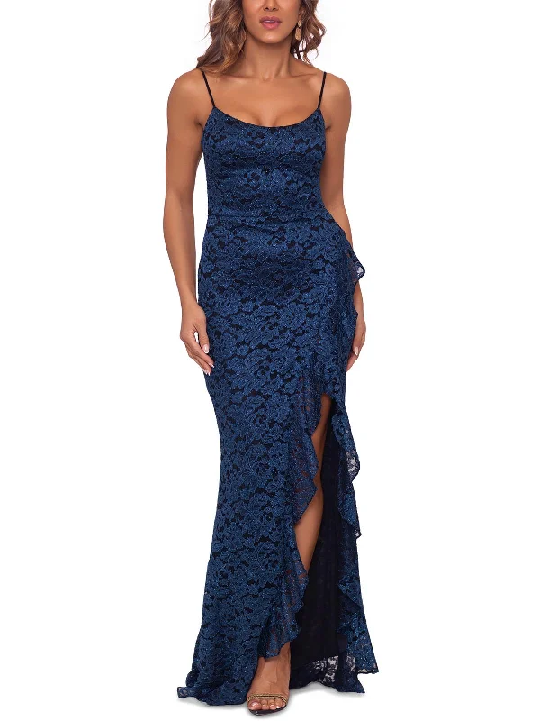 What accessories to wear with a black prom dress-Womens Embroidered Split-Leg Evening Dress What accessories to wear with a black prom dress-Womens Embroidered Split-Leg Evening Dress