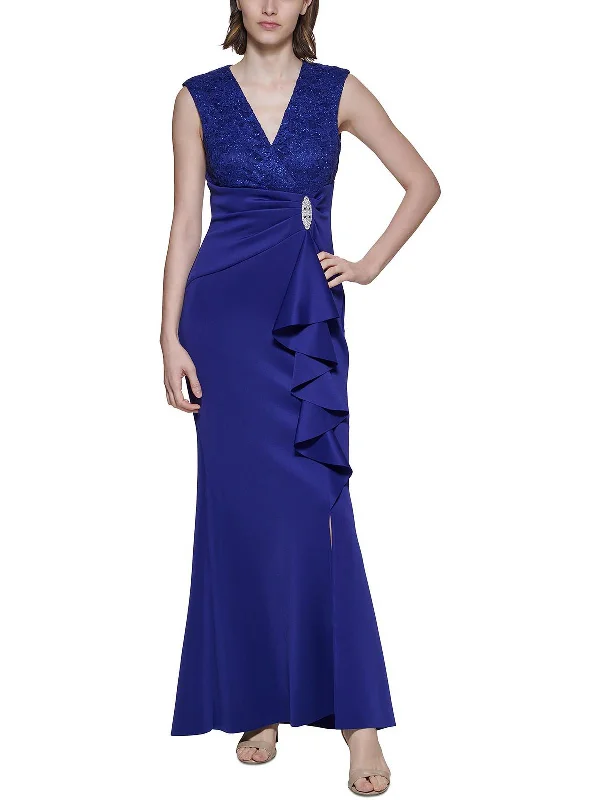 How to store your prom dress after the event-Womens Lace Sleeveless Evening Dress
