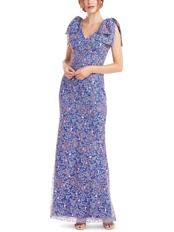 How to find prom dresses with unique designs-Womens Paisley Maxi Evening Dress