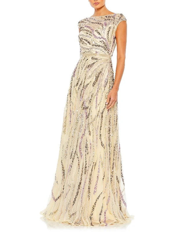 Where to find prom dresses with affordable pricing-Womens Sequined Maxi Evening Dress Where to find prom dresses with affordable pricing-Womens Sequined Maxi Evening Dress